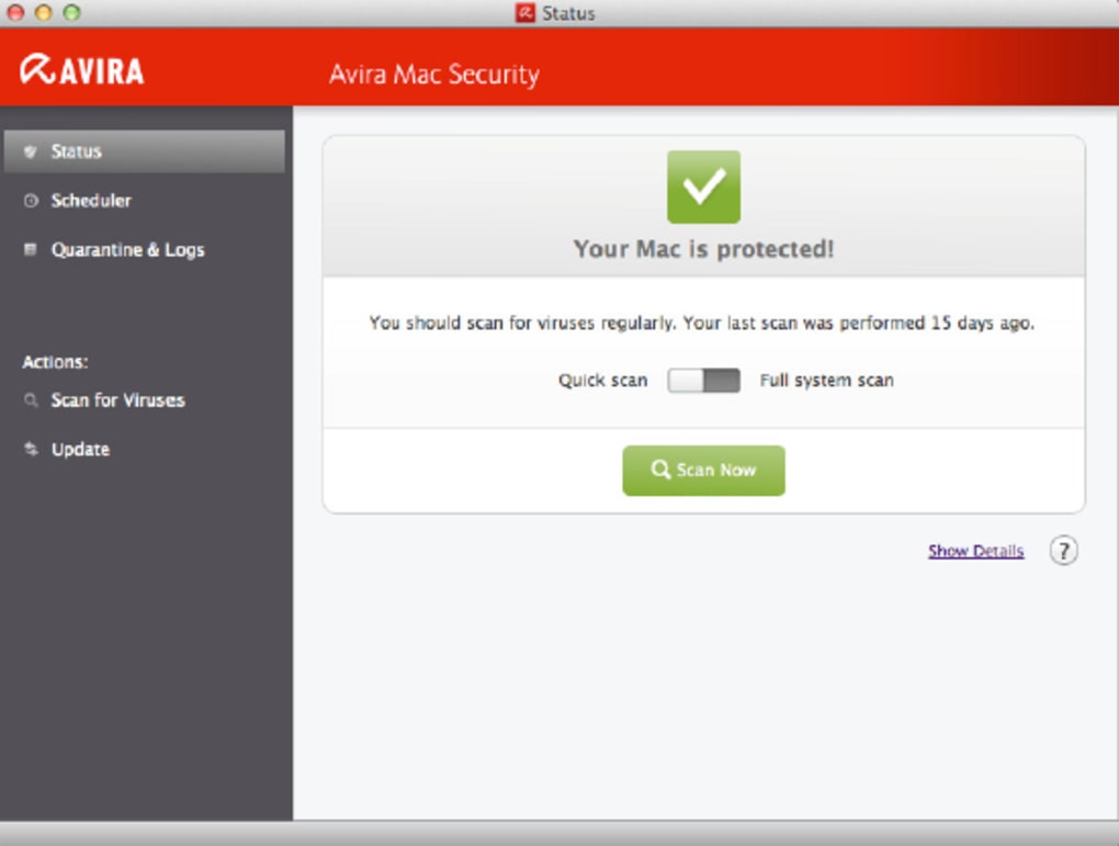 Free antivirus for mac os